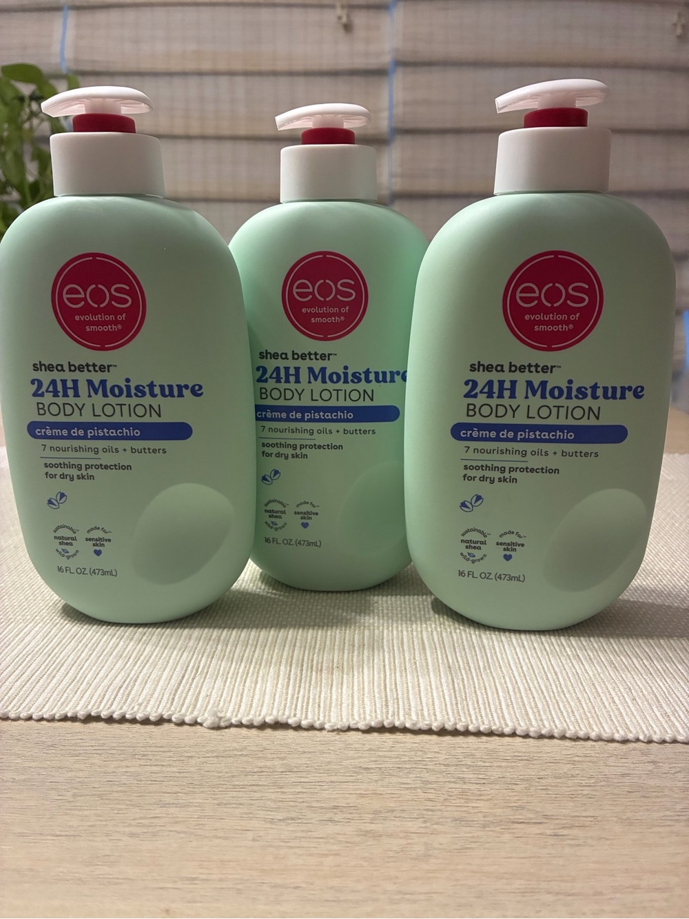 EOS Creme de Pistachio Body Lotion- {Bundle of 3}